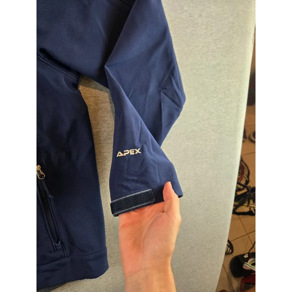 The North Face Apex Bionic Jacket‎ Mens Large Navy Full Zip Coat Hiking Utility